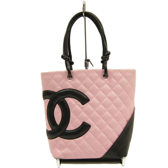 CHANEL シャネル カンボンライン コピー CH-BAG145  ミディアム トートバッグ ピンク ブラック レディーズ